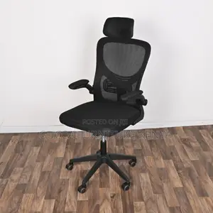 Office Furniture:Rotating Home Office Chair With Modern Arms