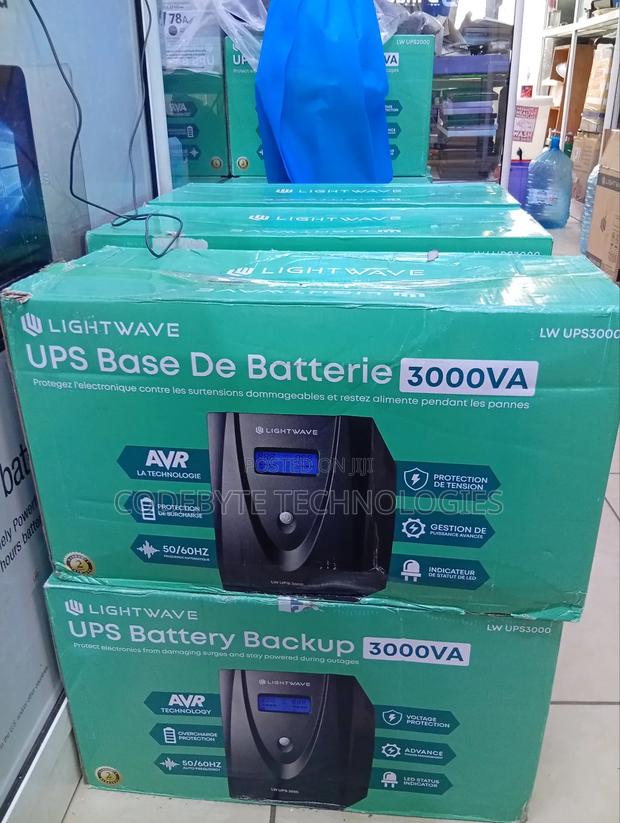 Brand New 3kva Ups Backup Lightwave ^°3000va Ups Lightwave - thumbnail 3