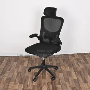 Office Chairs:Mesh Rotating Desk Chair With Sleek Arm Design