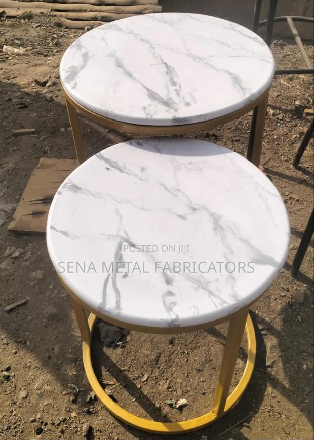 Modern Round Coffee Table Sets,Stacking Nesting. - thumbnail 2