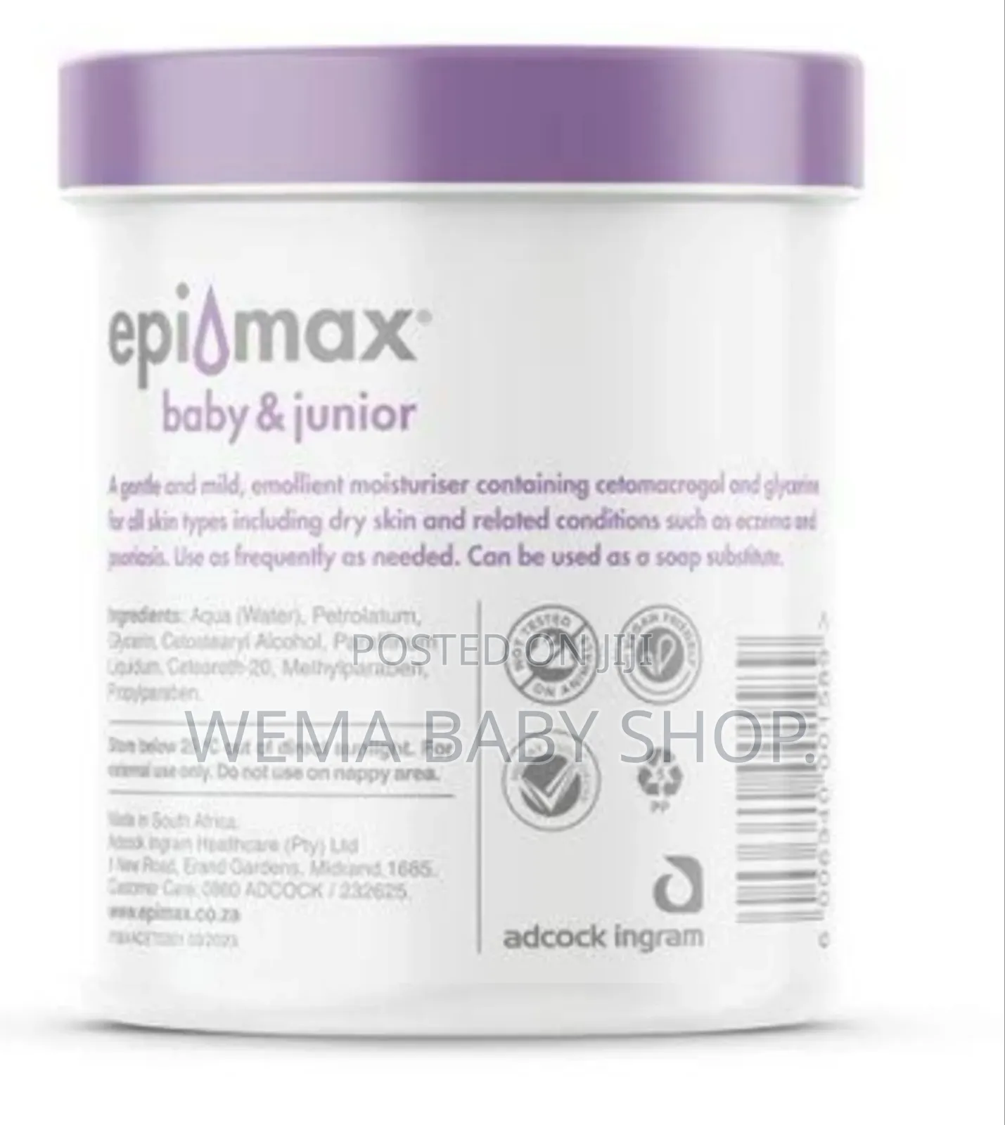400g Epimax Baby and Junior Cream