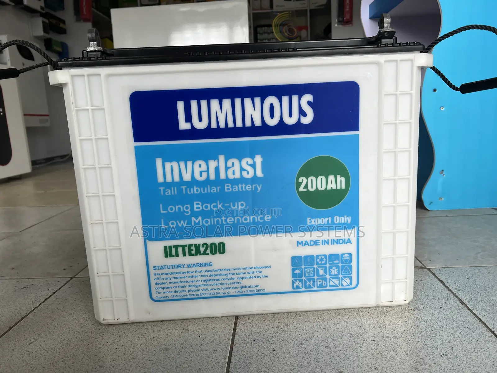 Luminous 12v 200ah Battery