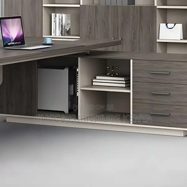Office Desk:1.8 Meter L-Shape Designer Office Senate Desk