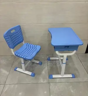 Kids Chair ; Adjustable Plastic Kids Desk and Chair