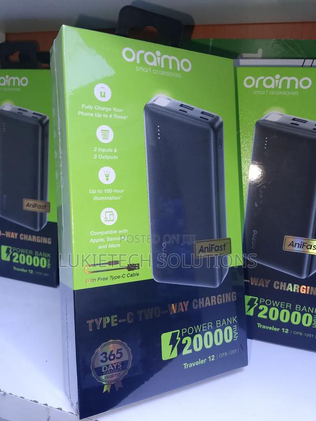 20000 Mah Powerbank, With Free Type C Cable - main view