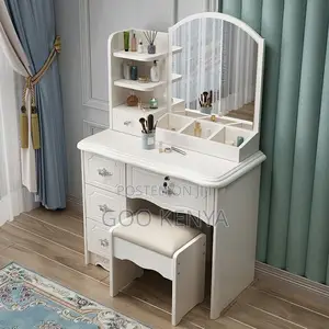 Home Dresser ; Modern Wood Makeup Vanity Table