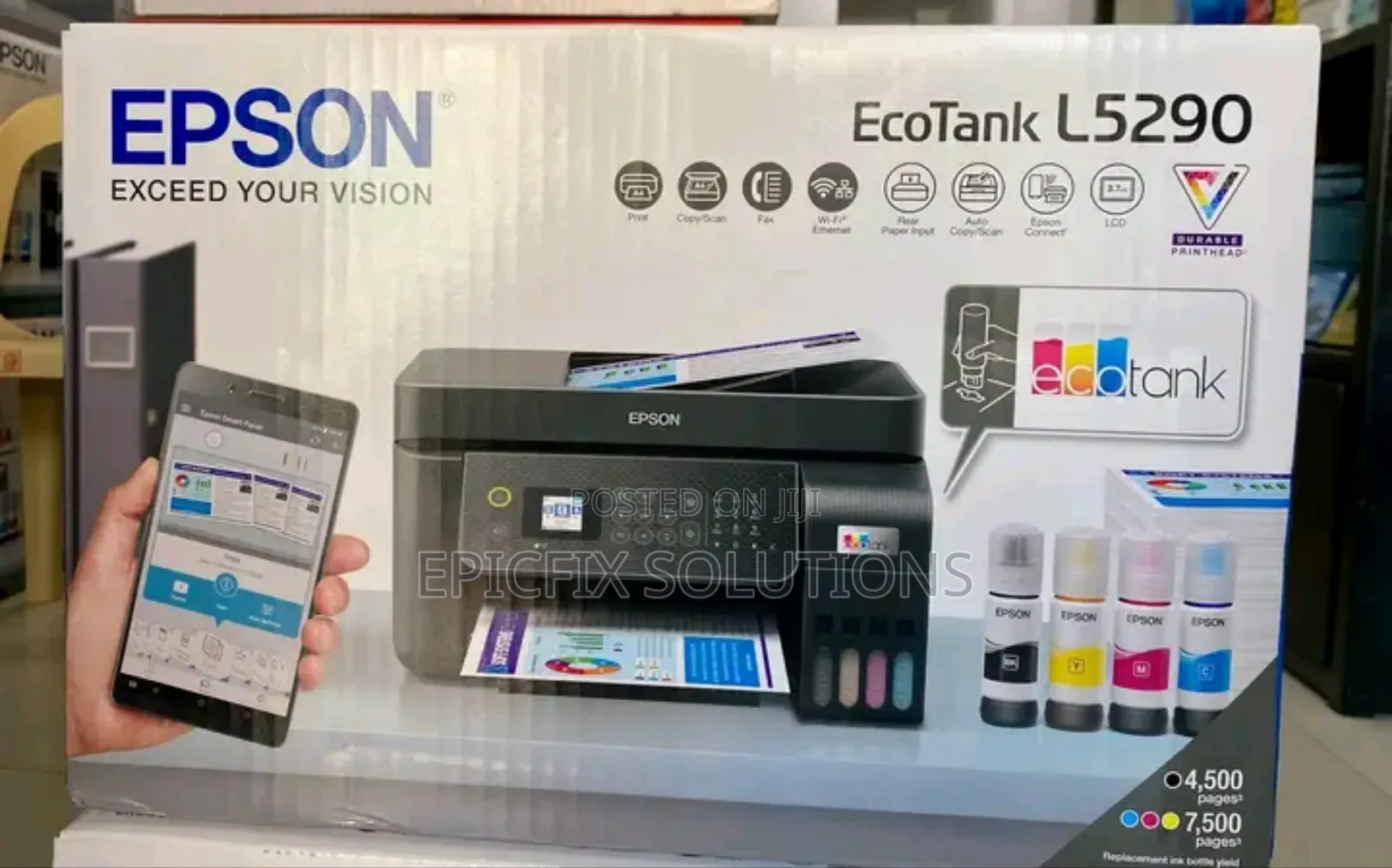 Epson Wireless L5290 and 4 Colour,A4 Brand New New Available