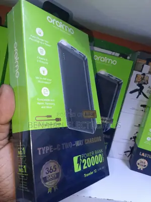 Oraimo Powerbank 20000 Mah With Free Type C Cable