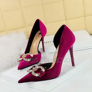 Big Tree Luxury Stilettos Ribbon,Ladies Heels