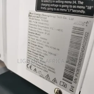 10kva/48v Must High Frequency Hybrid Solar Inverter