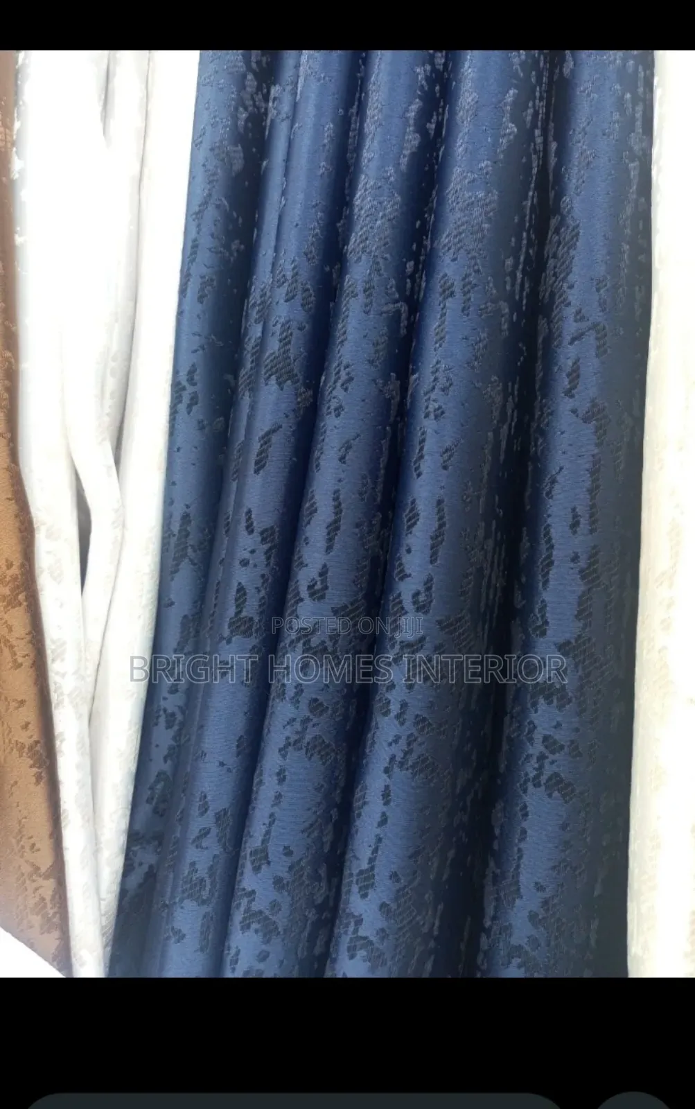 Navy Blue Curtain Quality Heavy Curtain