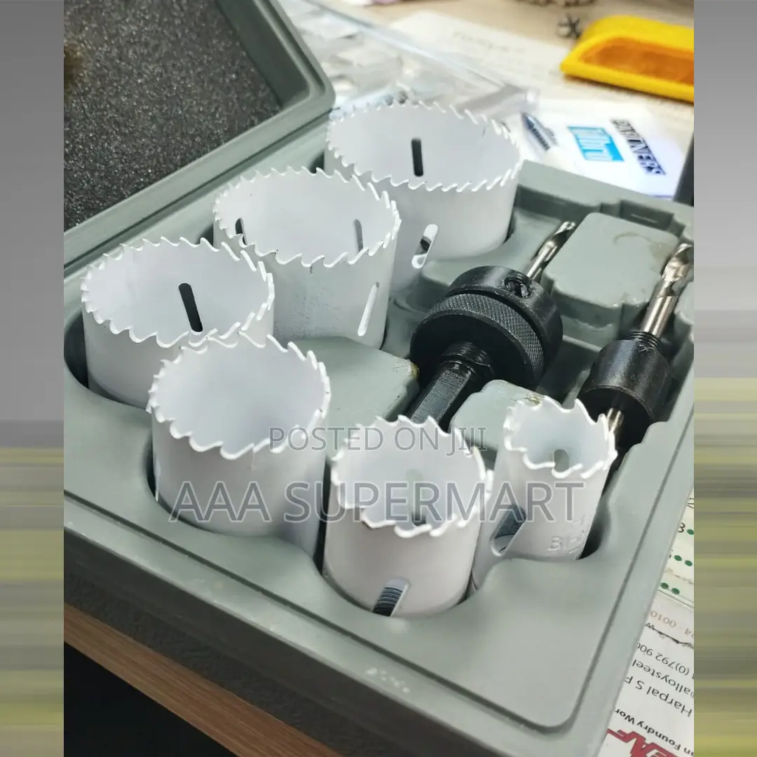 Bi-Metal Hole Saw Set - 9pcs - 7/8" - 2.1/2" / 22mm - 64mm