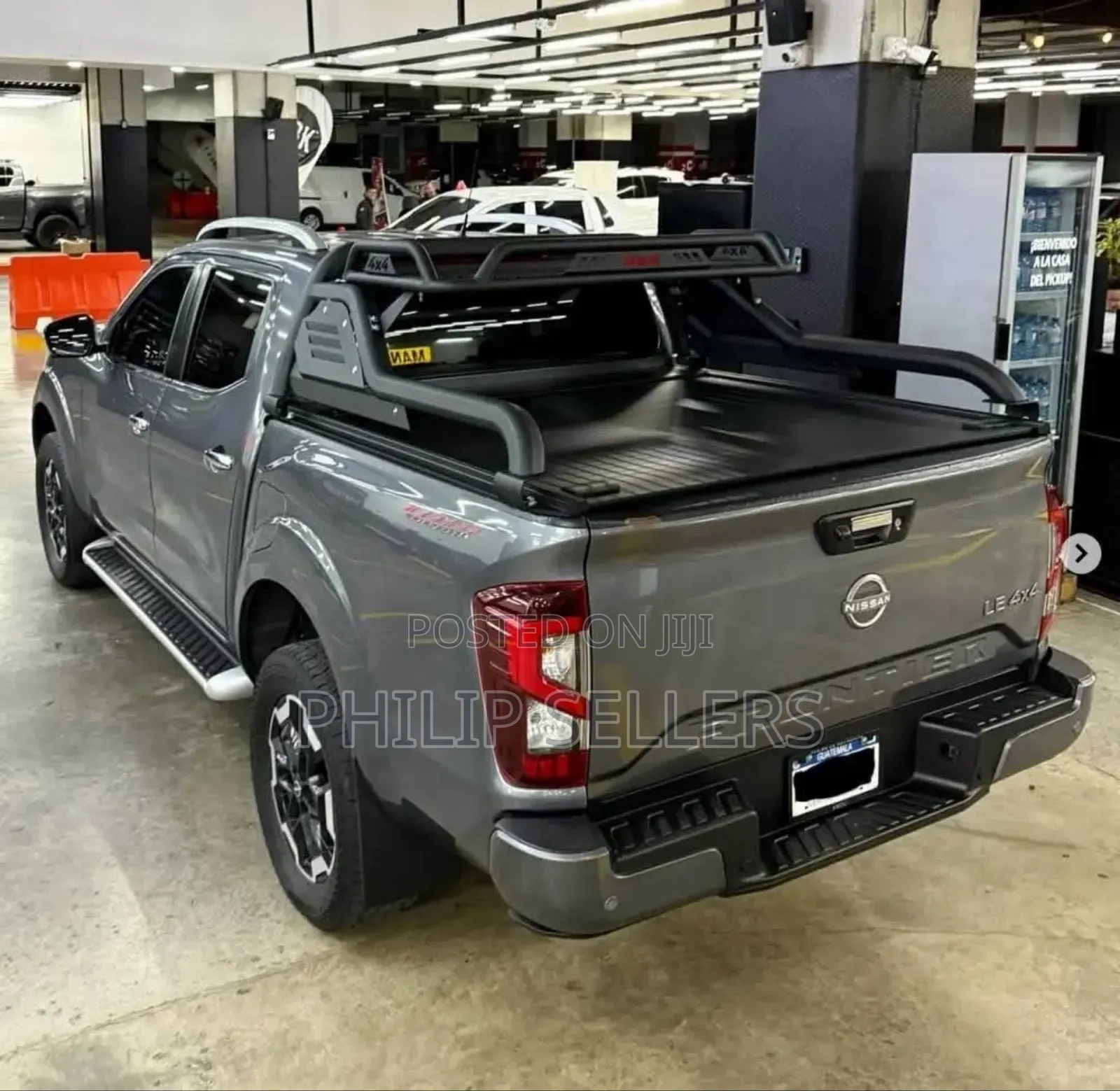 Black Stealth Rollbar With Luggage Basket for Ford Ranger