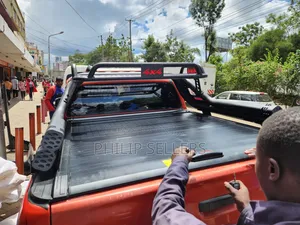Black Stealth Rollbar With Luggage Basket for Ford Ranger