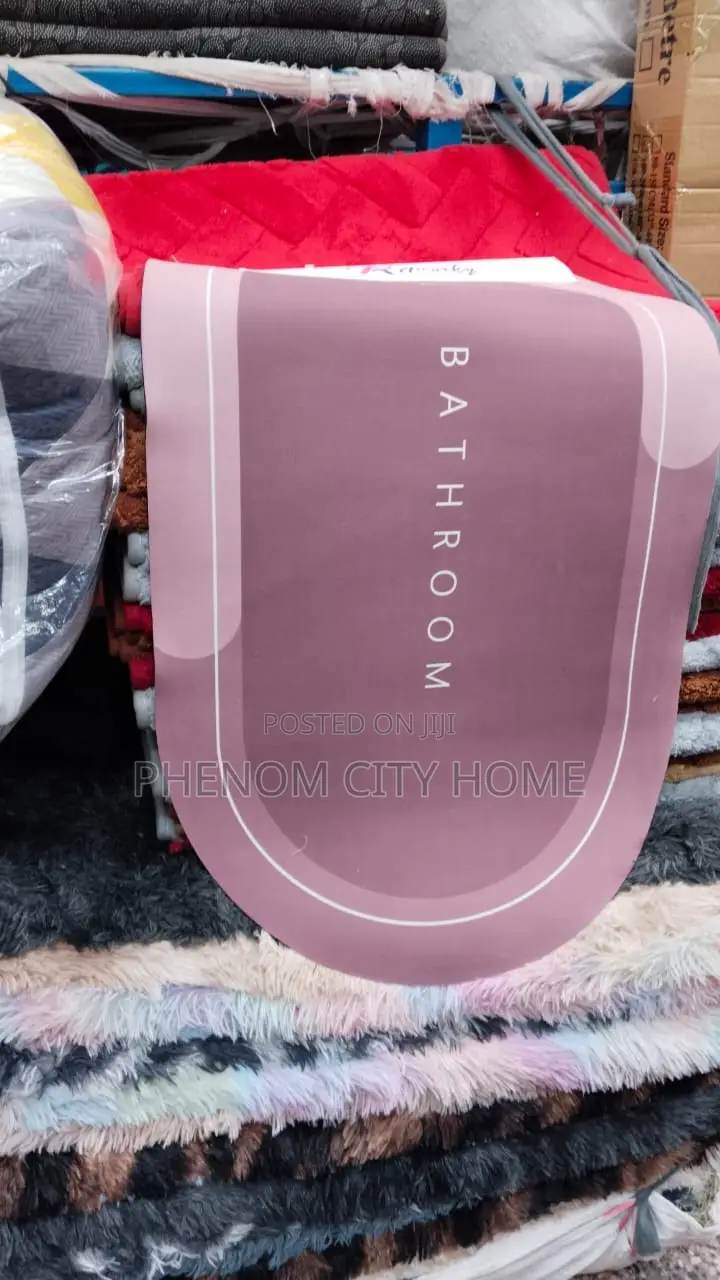 Pink Antislip Door Rubber Mats Available
