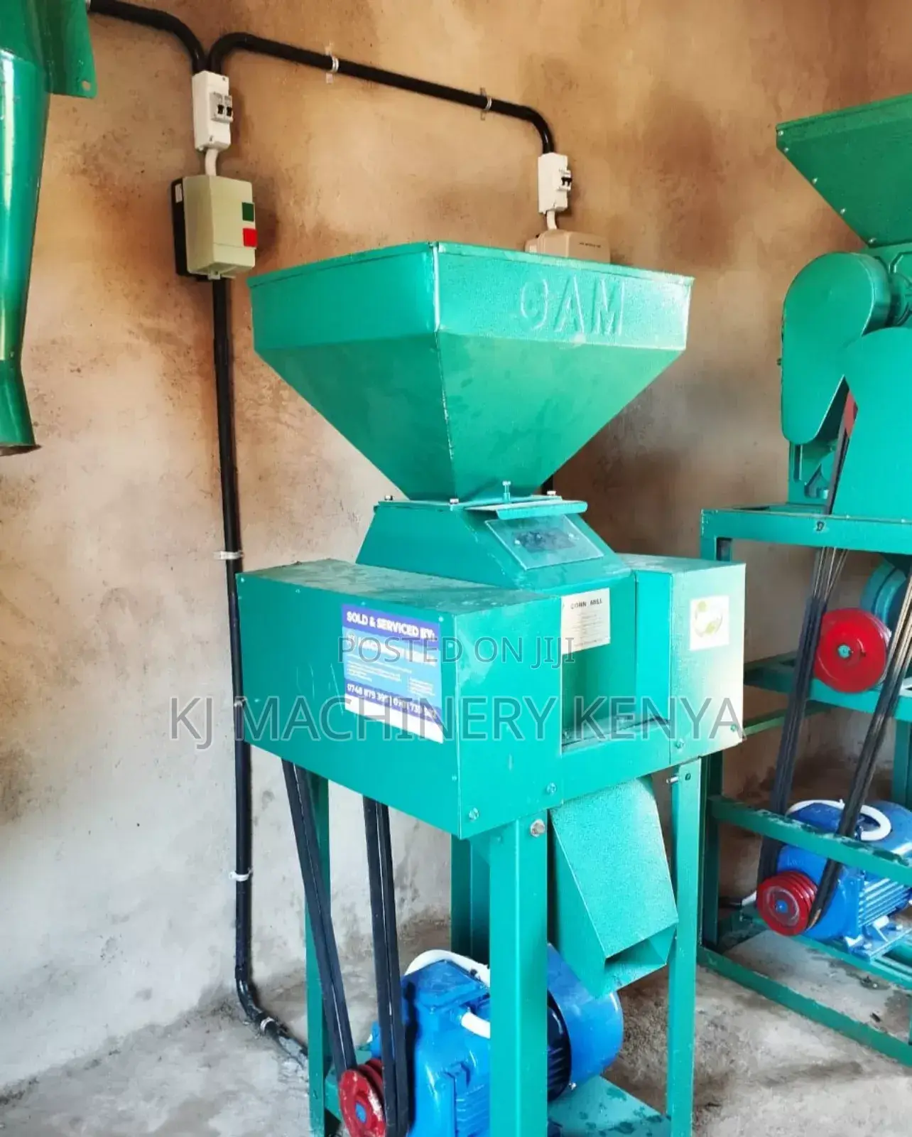 A Set Of Roller Mill Assemble With Crusher, Huller Stocked