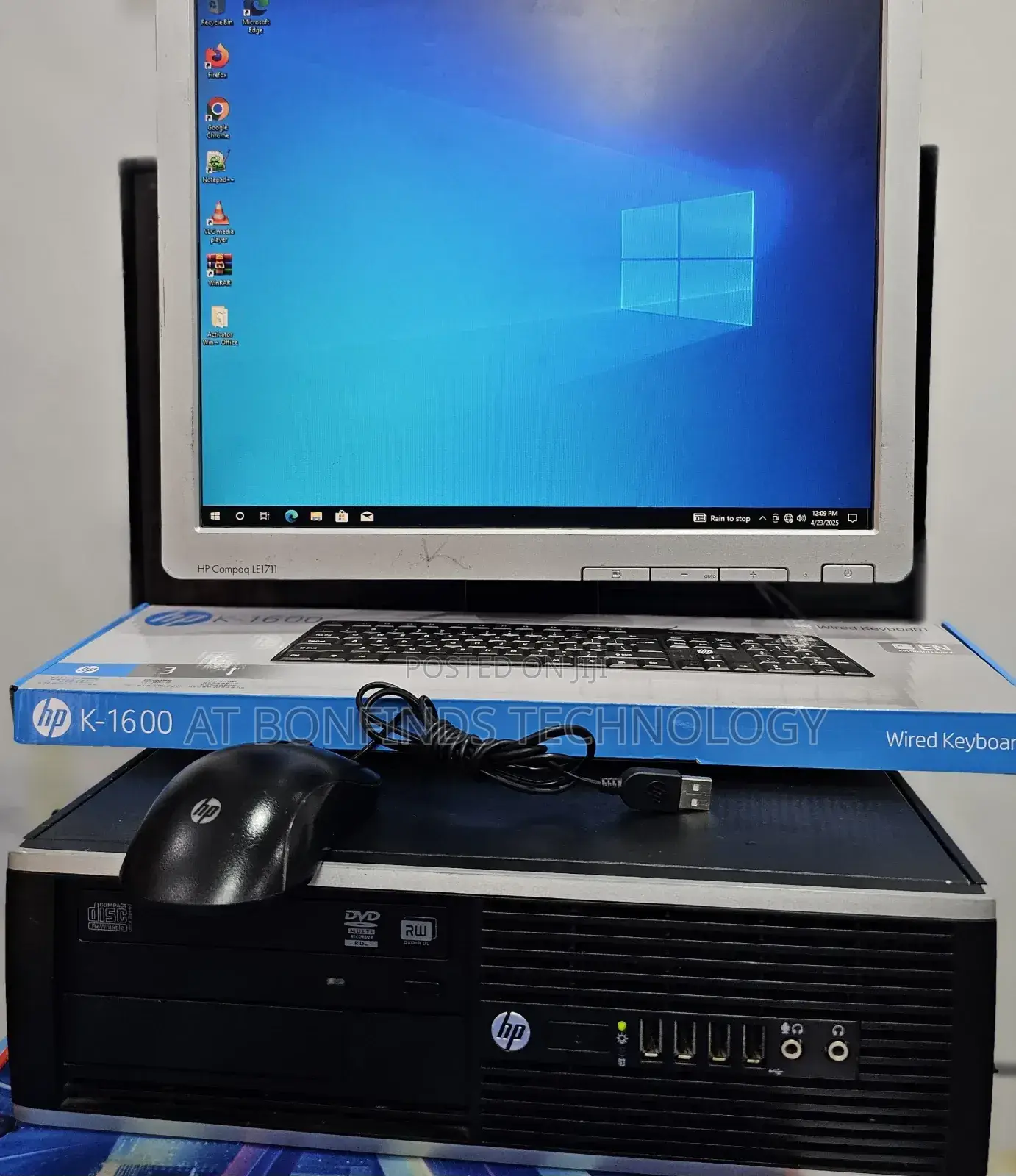 Desktop Computer HP EliteDesk 800 4GB Intel Core i5 HDD 500GB