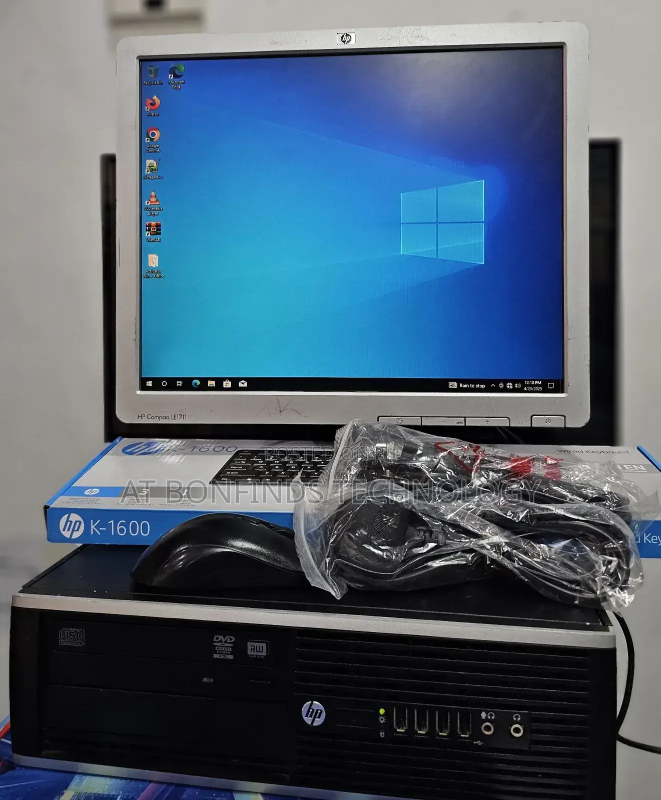 Desktop Computer HP EliteDesk 800 4GB Intel Core i5 HDD 500GB