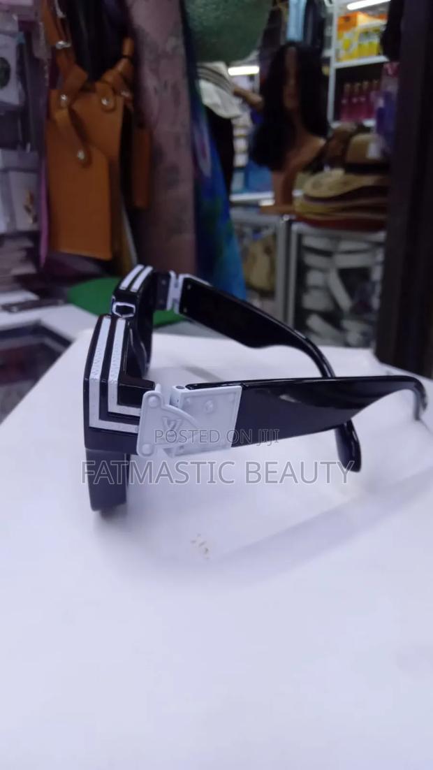 Unisex Black White Lv Sunglasses - thumbnail 2