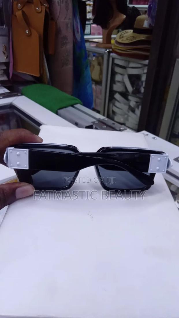 Unisex Black White Lv Sunglasses - thumbnail 3