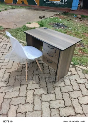 Home Office (White) Eames Chair and Study Table