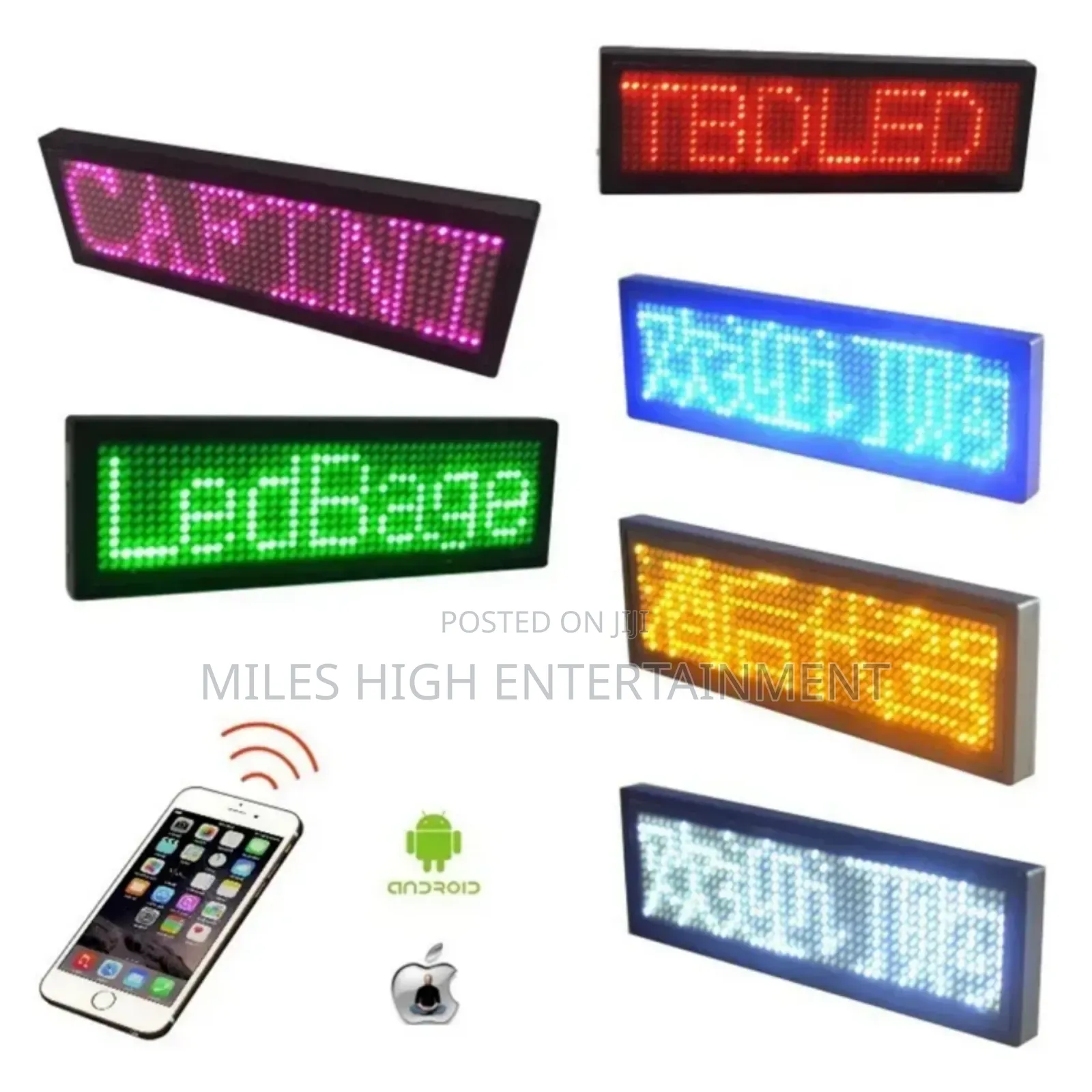 Programmable Scrolling Display Badge