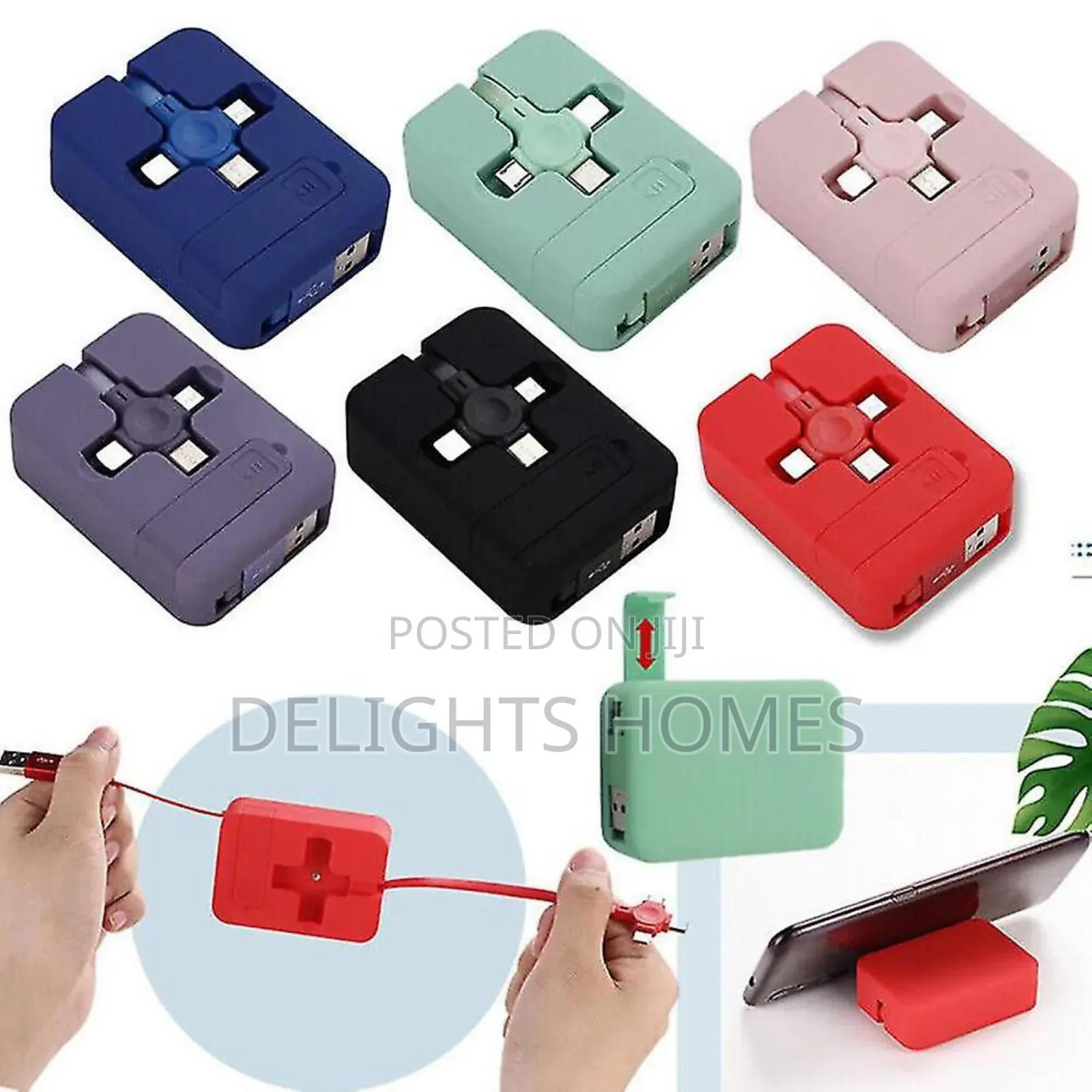3 in 1 Portable Retractable Charger