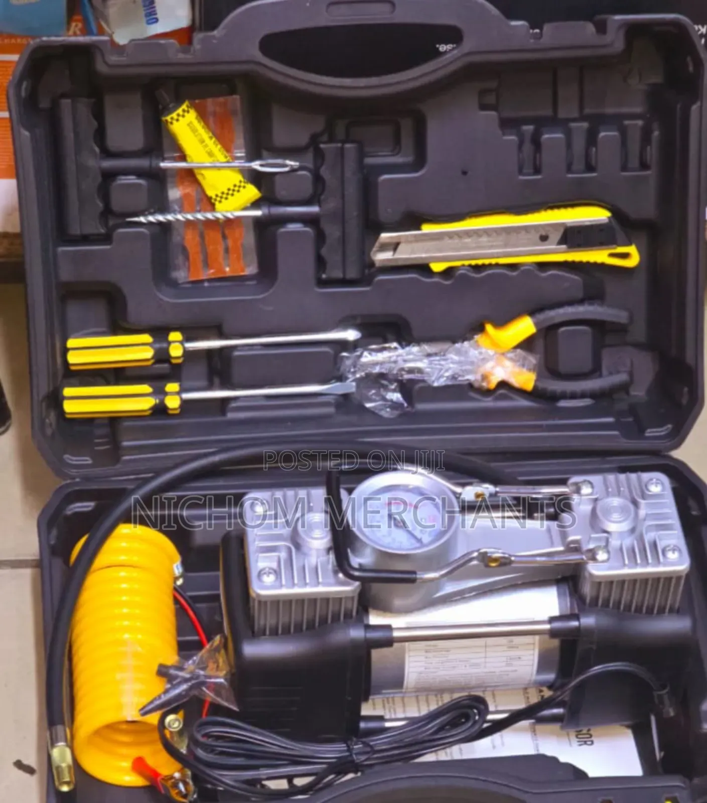 2 Cylinder Air Compressor/Double Cylinder Tyre Inflator
