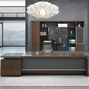 Office Table: Modern 1800mm L-Form Executive Office Desk