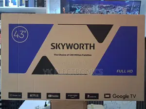 Skyworth 43e3500g,Full Hd(2024)Frameless Google Tv(1yr Wrty)