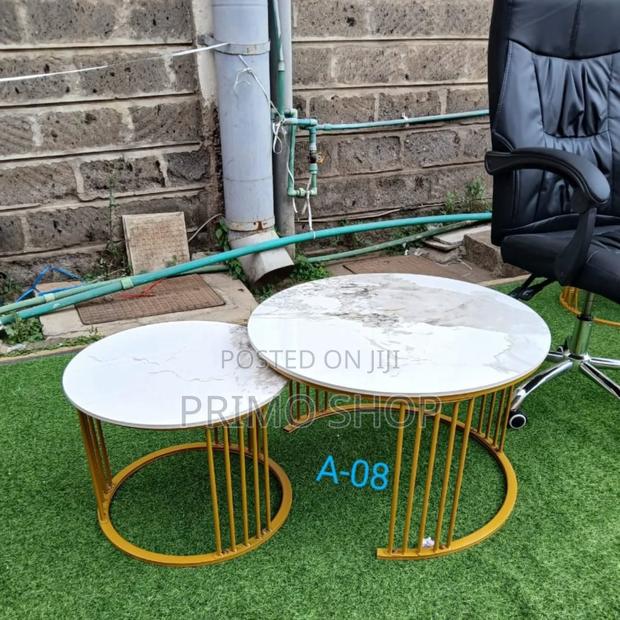 Dining Table; Fancy Marble Round Dining Table - main view