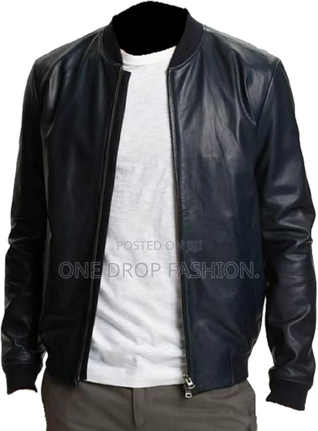 Faux Men Leather Jacket