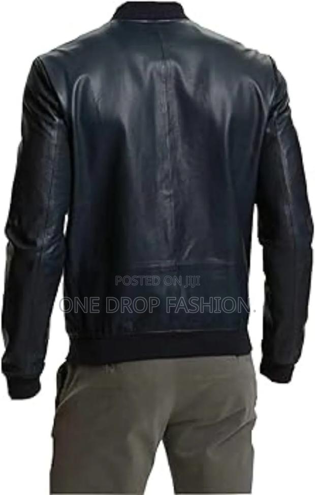 Faux Men Leather Jacket - thumbnail 2