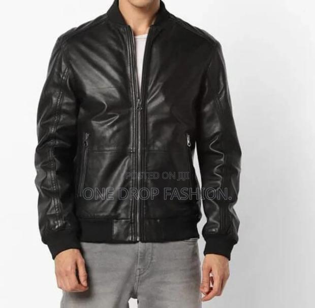Men Black Biker Jackets - main view