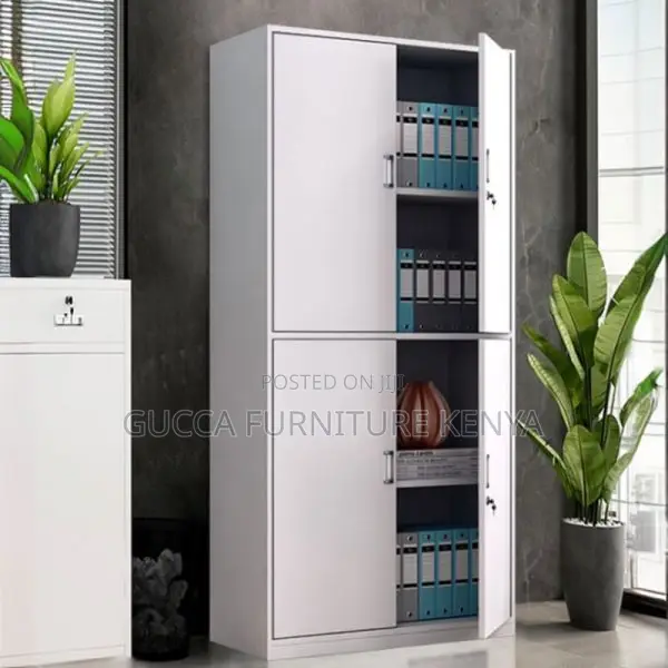 Office Cabinet:4-Door Storage Cabinet With Tough Durability