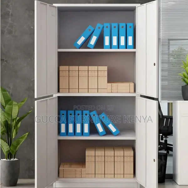Office Cabinet:4-Door Storage Cabinet With Tough Durability