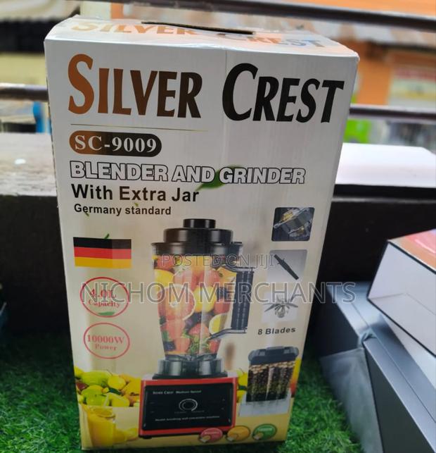 4ltrs Silver Crest Blender and Grinder - main view