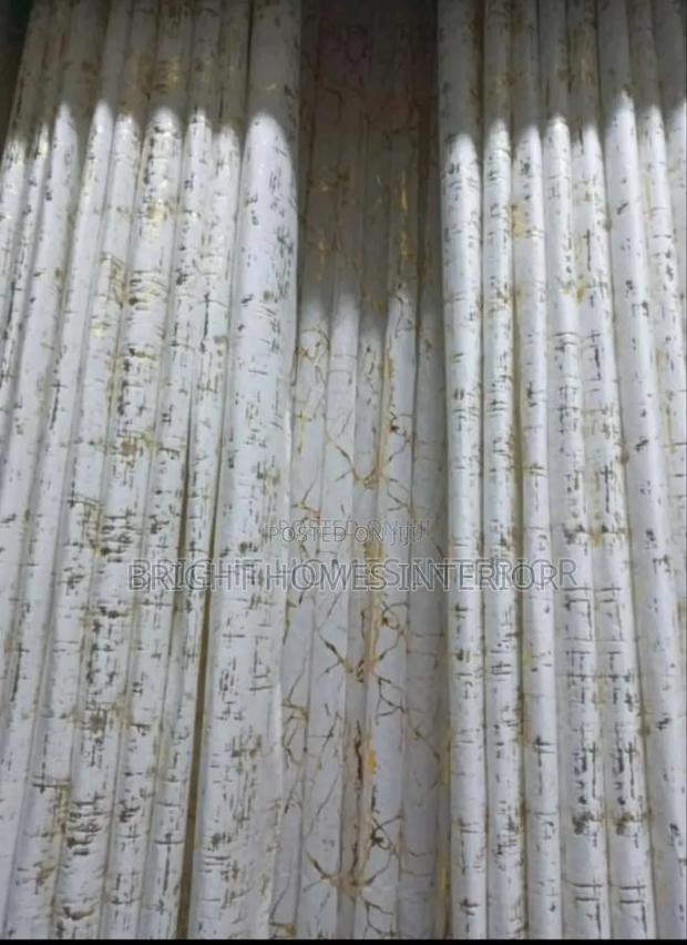 Velvet Soft Cotton Material Velvet White Curtains