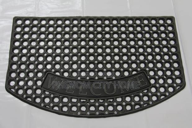Classy Black Heavy Duty Welcome Rubber Mats