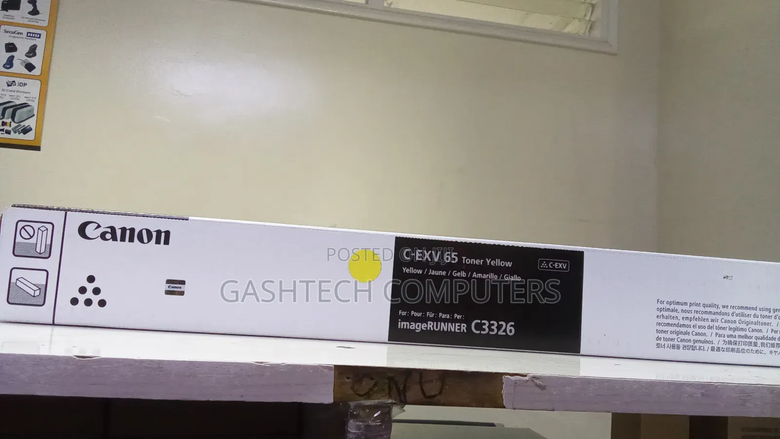 Canon 65 Yellow Original Tonner