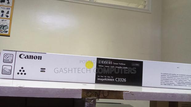 Canon 65 Yellow Original Tonner - main view
