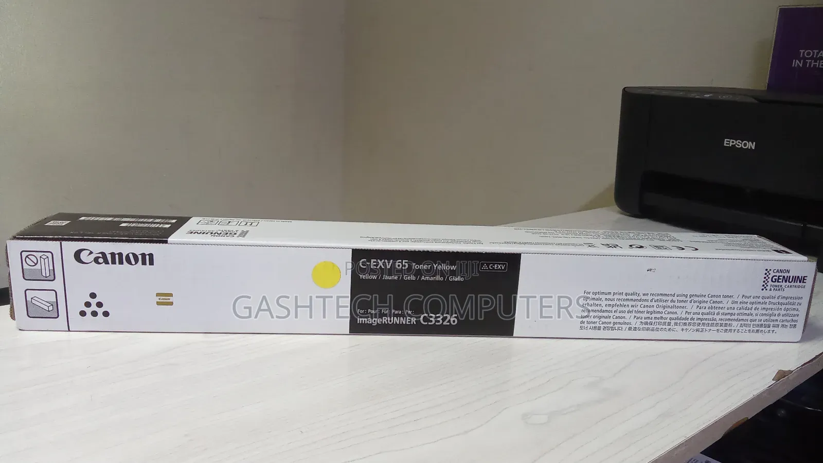 Original Tonner Image Runner 65 Yellow Canon C3326