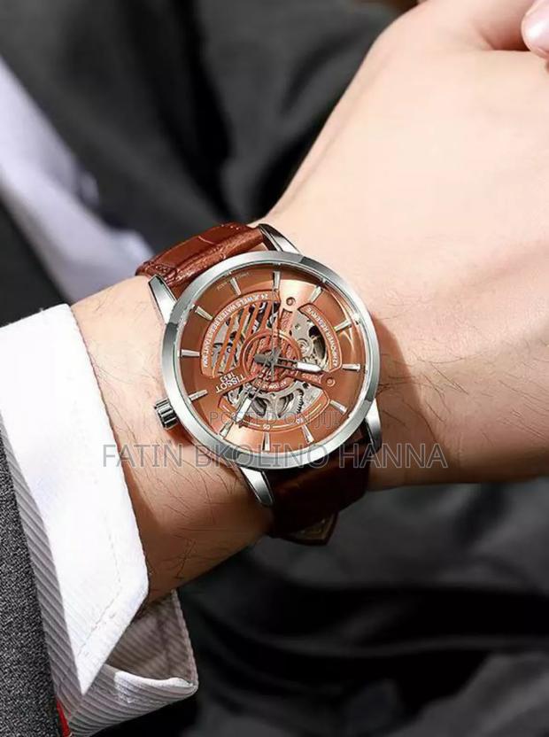 Leather Strap Tissot Watch - thumbnail 3