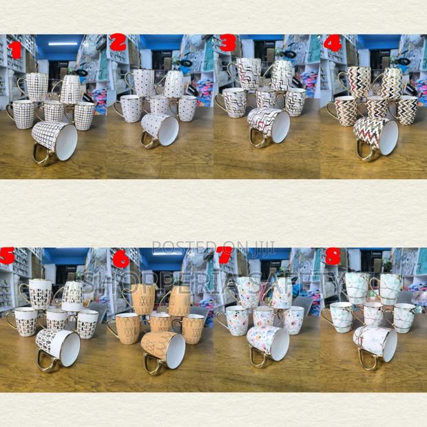 Coffee Mugs With Gold Line
