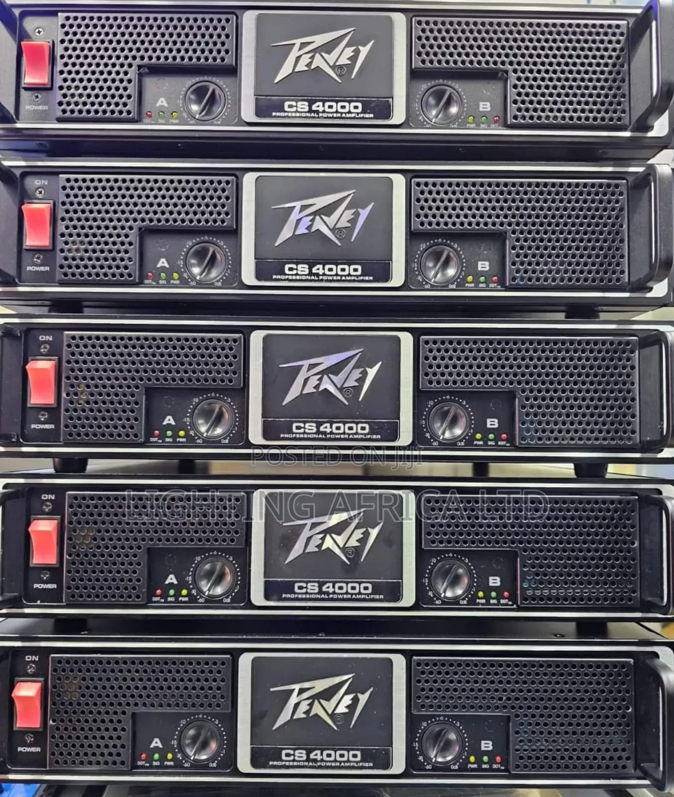 Cs 4000 Peavey Power Amplifier 4000w