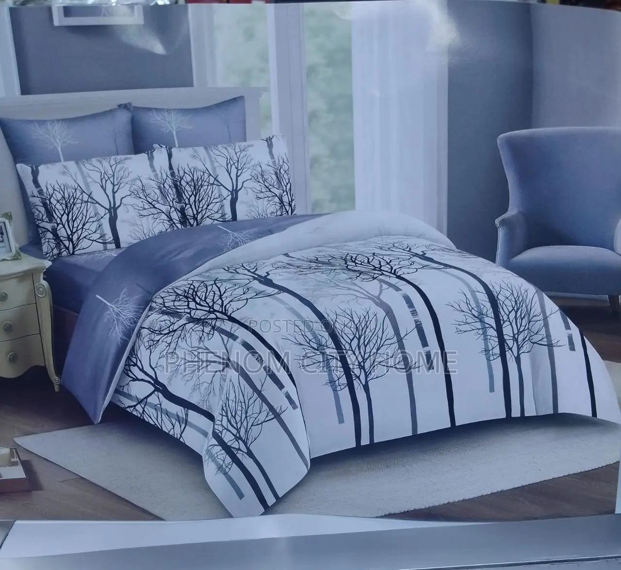 Classy 4pc Binded Duvet Cover