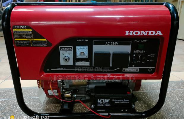 5.5kva Honda Keystart Generator Petrol Engine