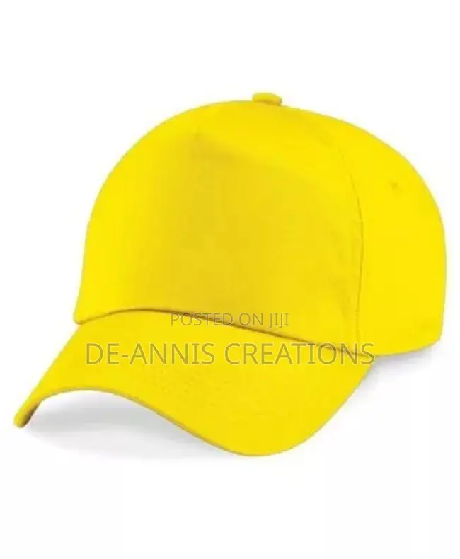 Branded Yellow Caps
