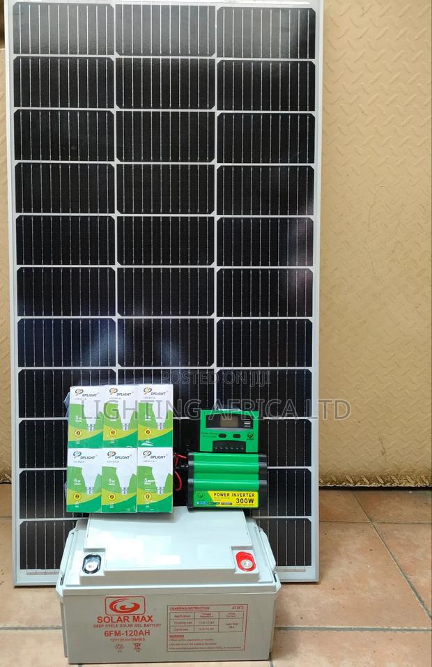 Boma 150w Complete Solar Kit +120ah Solarmax Battery - main view