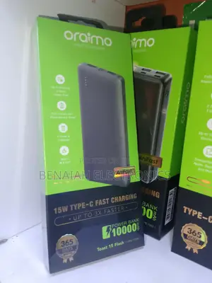 10000 Mah Oraimo Powerbank.Type C in Out